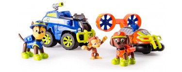 Amazon: Pack de 2 véhicules Pat'Patrouille Jungle Rescue + 3 figurines à 22,49€