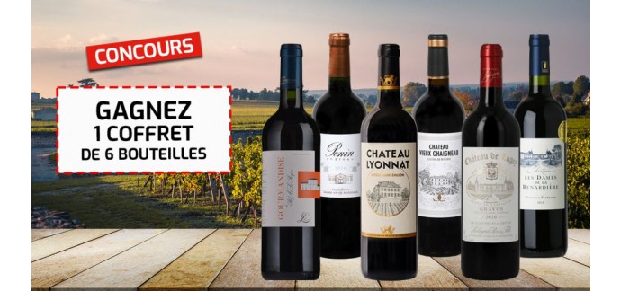 Relais du Vin & Co: 1 coffret de 6 bouteilles de Bordeaux à gagner