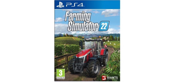 Amazon: Jeu Farming Simulator 22 sur PS4 à 22,99€
