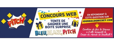 Le Journal de Mickey: 10 boîtes surprises "Bleu Blanc Pitch" à gagner