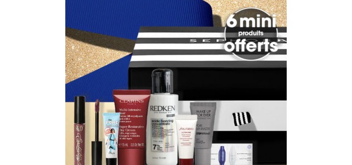 Sephora: 6 mini produits dès 100€ d'achat pour Black Friday