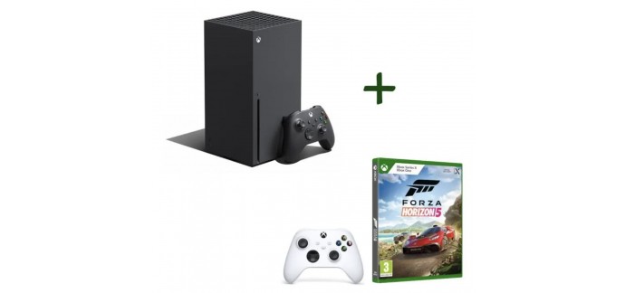 Cdiscount: Console Xbox Series X 1To + 2e Manette sans fil blanche + Forza Horizon 5 à 579,99€