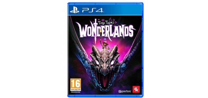 Amazon: Jeu Tiny Tina's Wonderlands sur PS4 à 14,99€