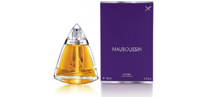Amazon:  Eau de Parfum Mauboussin Elixir Pour Elle - 100ml à 27,97€