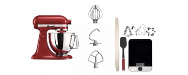 Boulanger: Robot pâtissier Kitchenaid pack artisan 5KSM125EER + kit patisserie à 399,99€