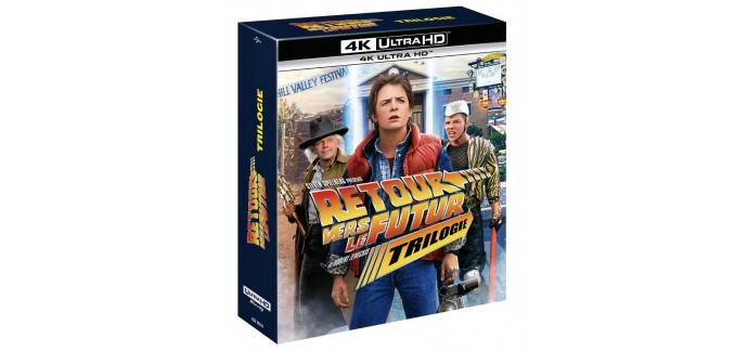 Amazon: Retour vers le futur - Trilogie en 4K Blu-Ray à 27,99€