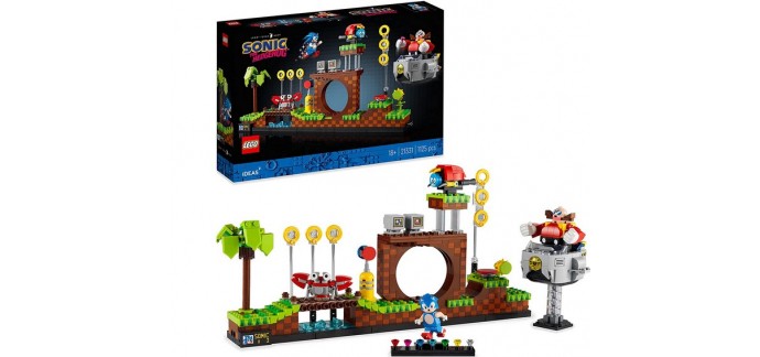 Amazon: LEGO Ideas Sonic The Hedgehog : Green Hill Zone - 21331 à 54,99€