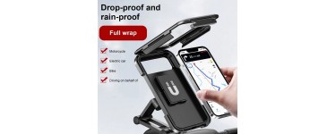AliExpress: Support universel étanche de smartphone pour moto / vélo  à 6,31€