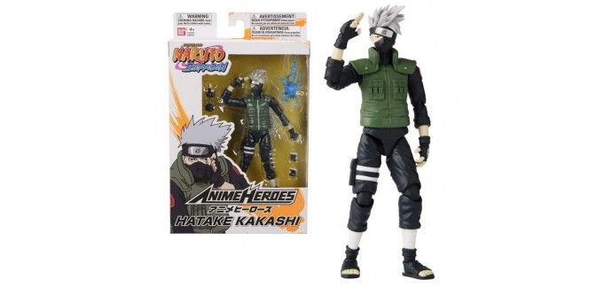 Amazon: Figurine Bandai Naruto Shippuden - Kakashi Hatake à 17,80€