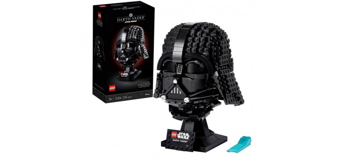 Amazon: LEGO Star Wars Le Casque de Dark Vador - 75304 à 59,90€