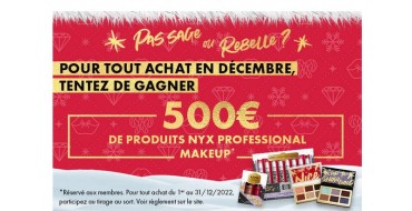 Nyx Cosmetics: 500€ de produits NYX Cosmetics à gagner