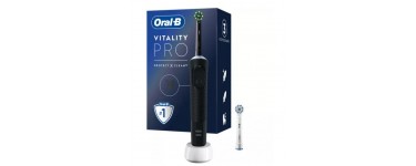 Amazon:  Brosse à dents électrique ORAL-B Vitality PRO D173 BLACK à 18,99€