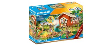 Amazon:  Playmobil Cabane dans Les Arbres et Toboggan - 71001 à 20,99€