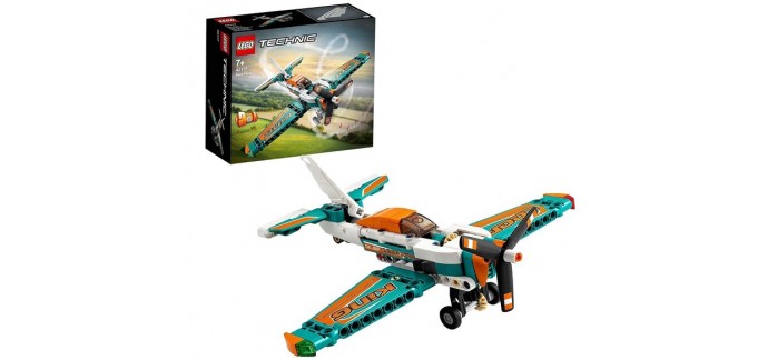 Amazon: LEGO Technic Avion de Course - 42117 à 7,95€