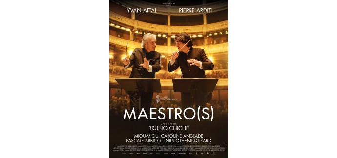 Carrefour: 100 x 2 places de cinéma pour le film "Maestro" à gagner