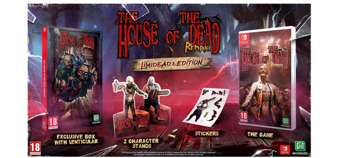 Amazon: Jeu The house of the dead Remake Limidead Edition sur Nintendo Switch à 19,99€