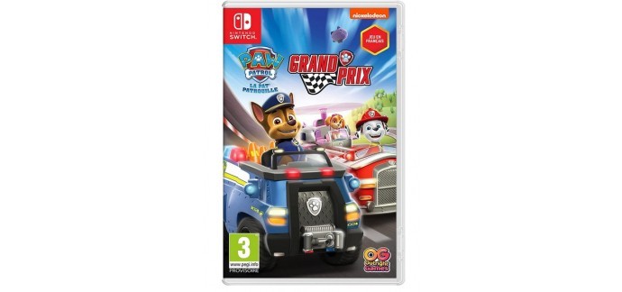 Amazon: Jeu Paw Patrol, la Pat'Patrouille : Grand Prix sur Nintendo Switch à 19,99€