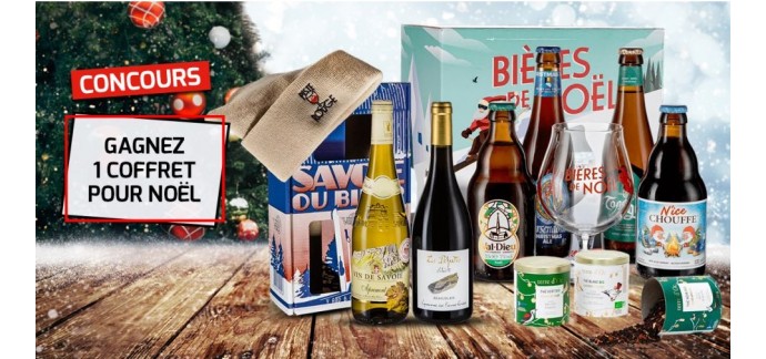 Relais du Vin & Co: 1 coffret de 2 bières de Noël + 2 bouteilles de vin de Savoie + 1 trio de thé + 1 bonnet à gagner