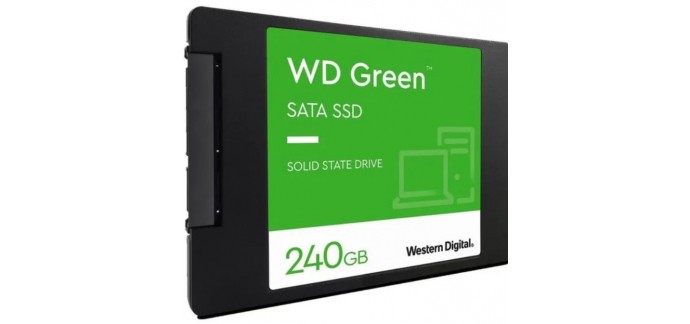 Cdiscount: Disque SSD interne 2.5" Western Digital WD Green WDS240G3G0A - 240Go à 19,99€