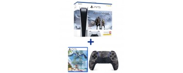 Cdiscount: Pack console PS5 + God of War : Ragnarök (Code) + Horizon F.W. + 2e Manette DualSense à 764,99€