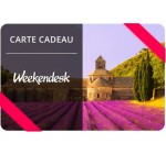 Weekendesk: 20€ offerts en carte cadeau dès 2 séjours effectués en moins d'1 an
