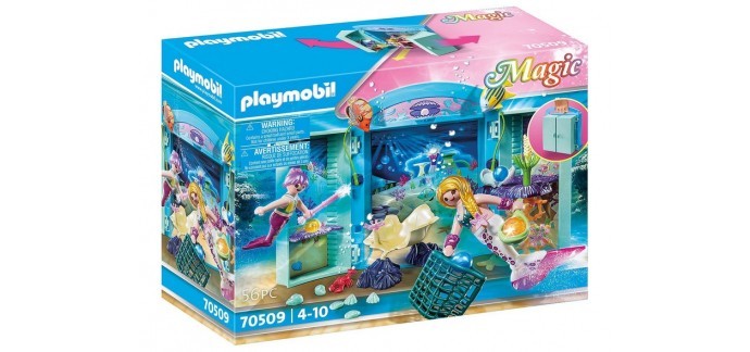 Amazon: Playmobil Magic Play Box 'Sirènes et Perles' Le Palais de Princesses - 70509 à 15,16€