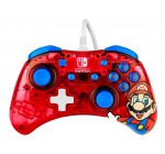 Amazon: Manette filaire Pdp Rock Candy Mario pour Nintendo Switch - Rouge à 12,50€