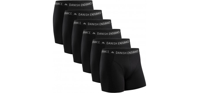 Amazon: Lot de 6 boxers homme en coton Danish Endurance à 27,93€