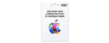 Amazon: 10€ offerts en chèque cadeau Amazon pour l'achat d'une carte cadeau Apple de 100€ minimum