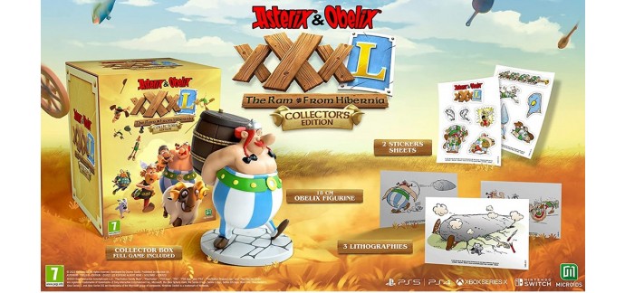Amazon: Jeu Astérix & Obélix XXXL : Le bélier d’Hibernie Collector sur PS5 à 49,99€
