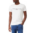 Amazon: T-shirt homme Tommy Hilfiger Core Tommy Logo Tee - Snow White à 25,95€