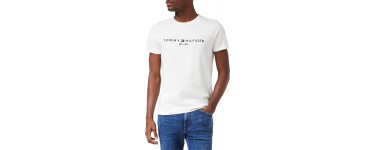Amazon: T-shirt homme Tommy Hilfiger Core Tommy Logo Tee - Snow White à 25,95€