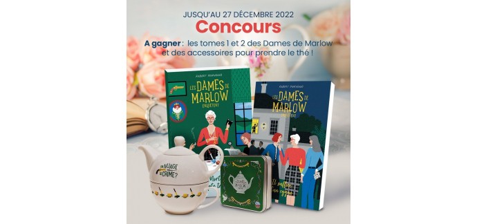 Cultura: Des lots de romans "Les dames de Marlow enquêtent - T1 et T2" + divers cadeaux à gagner