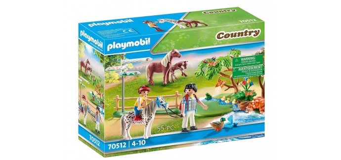 Amazon: Playmobil Country Randonneurs et Animaux- 70512 à 15,99€