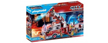 Amazon: Playmobil City Action Camion de Pompiers avec échelle - 70935 à 69,99€