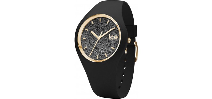 Amazon: Montre pour femme Ice Watch Ice Glitter (Noir) à 76,30€