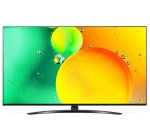Amazon: TV LED 4K 65" LG 65NANO766 Nanocell UHD à 799€