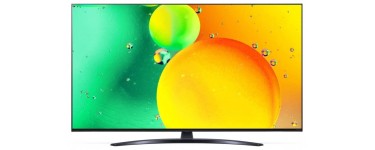 Amazon: TV LED 4K 65" LG 65NANO766 Nanocell UHD à 799€