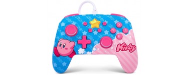 Amazon: Manette PowerA pour Nintendo Switch - Kirby à 24,99€