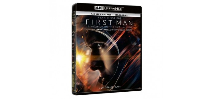 Fnac: Blu-ray 4K Ultra HD First Man Le premier homme sur la Lune à 9,99€