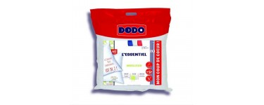 Auchan: Lot de 2 Oreillers Dodo confort Moelleux l'essentiel - 60x60cm à 9€
