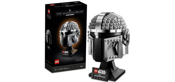 Amazon: LEGO Star Wars Le Casque du Mandalorien - 75328 à 46,90€