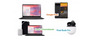 Boulanger: 3 PC portable,  smartphone Google Pixel, des enceintes Google Nest à gagner