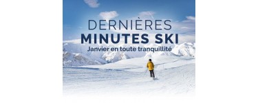 Travelski: Jusqu'à -48% sur votre séjours au ski en profitant des promotions de dernières minutes