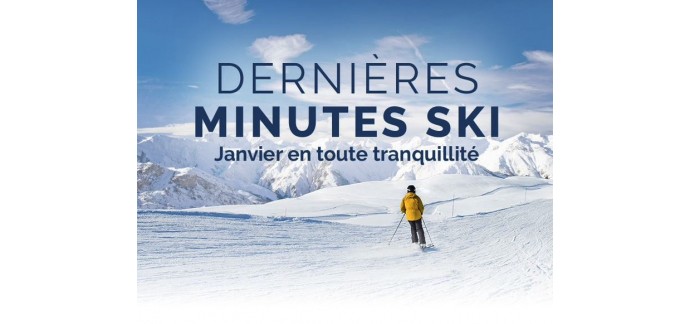 Travelski: Jusqu'à -48% sur votre séjours au ski en profitant des promotions de dernières minutes