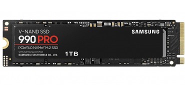 Amazon: Disque SSD interne NVMe M.2 PCIe Samsung 990 Pro MZ-V9P1T0BW - 1 To à 99,99€