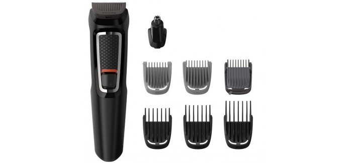 Amazon: Tondeuse Multi-Styles Philips MG3720/15 Series 3000 8-en-1 Barbe et Cheveux à 18,99€