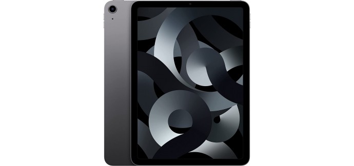 Amazon: Tablette Apple iPad Air 2022 (5e génération) -  Wi-FI, 64 Go, Gris sidéral à 689€