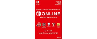 Eneba: Abonnement Nintendo Switch Online Family de 12 mois à 26,15€