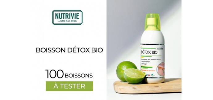Mon Vanity Idéal: 100 boissons Détox Bio NUTRIVIE à tester
